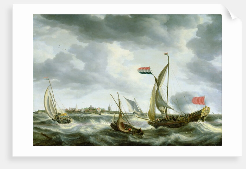 Ships at Sea by Bonaventura Peeters