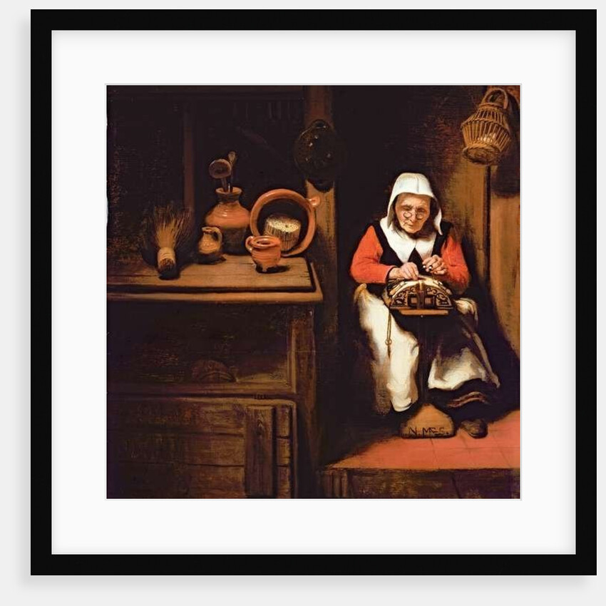 The Lacemaker by Nicolaes Maes