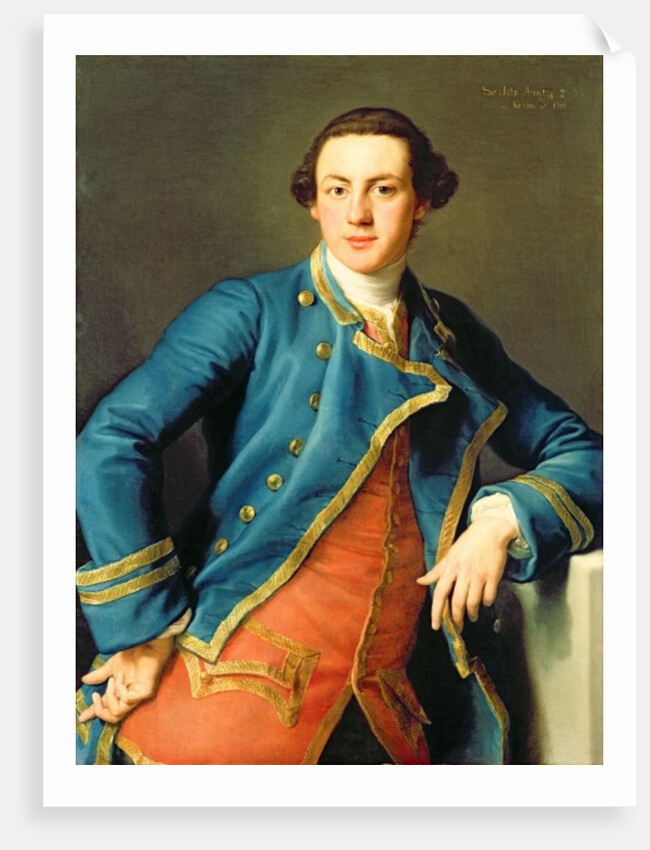 Portrait of Sir John Armytage 2nd Bart of Kirklees, 1758 by Pompeo Girolamo (follower of) Batoni