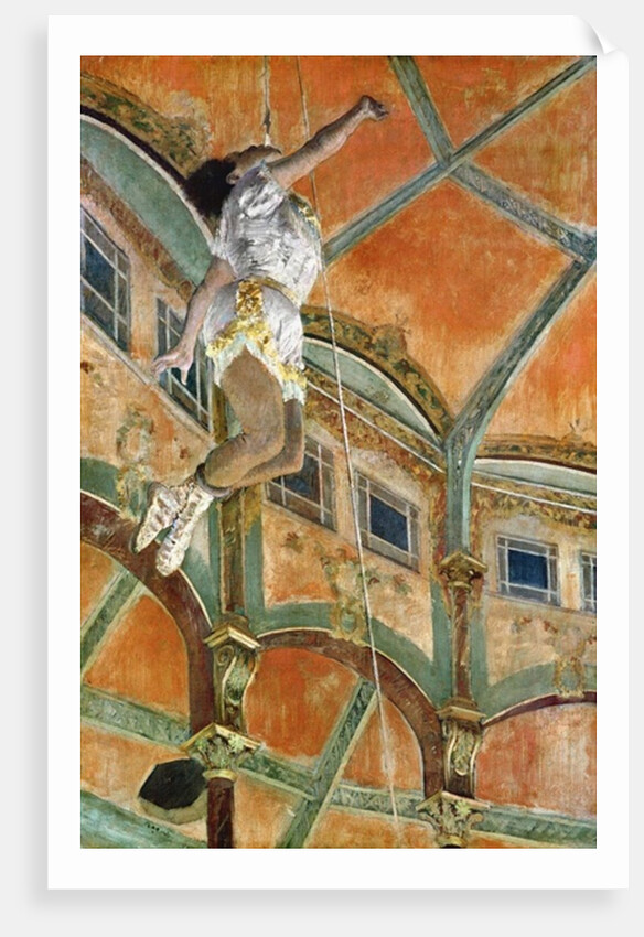Miss La la at the Cirque Fernando, 1879 by Edgar Degas