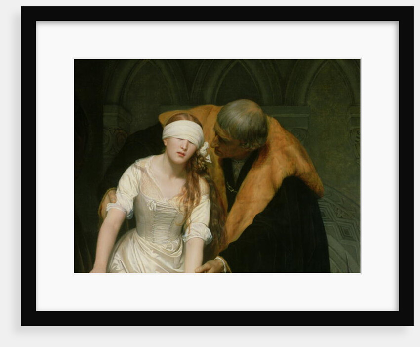 The Execution of Lady Jane Grey, detail, 1833 by Hippolyte Delaroche