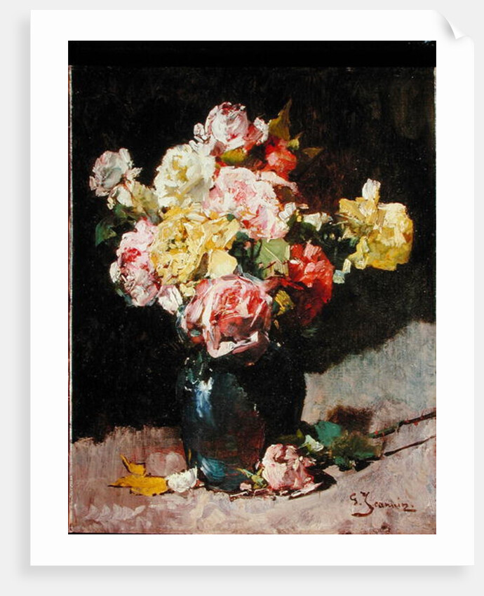 Vase of flowers by Georges Jeannin