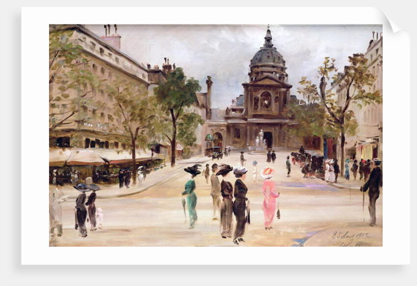 The Sorbonne, Paris, 1912 by Leon-Marie Coutil