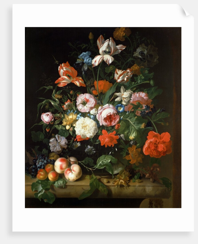 Still life with flowers by Rachel Ruysch