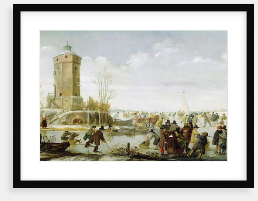 Skating Scene by Barent Avercamp