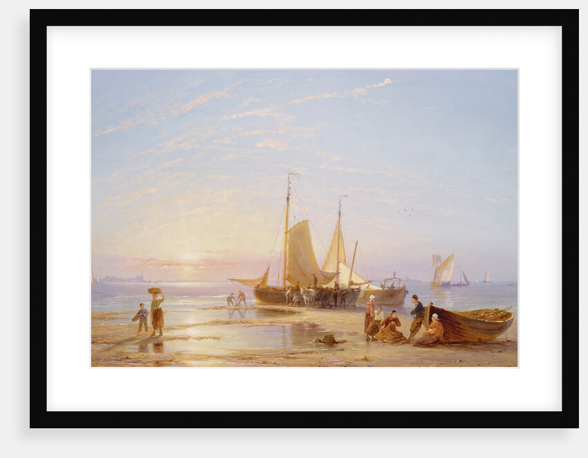 Off Flushing by Pieter Cornelis Dommerson