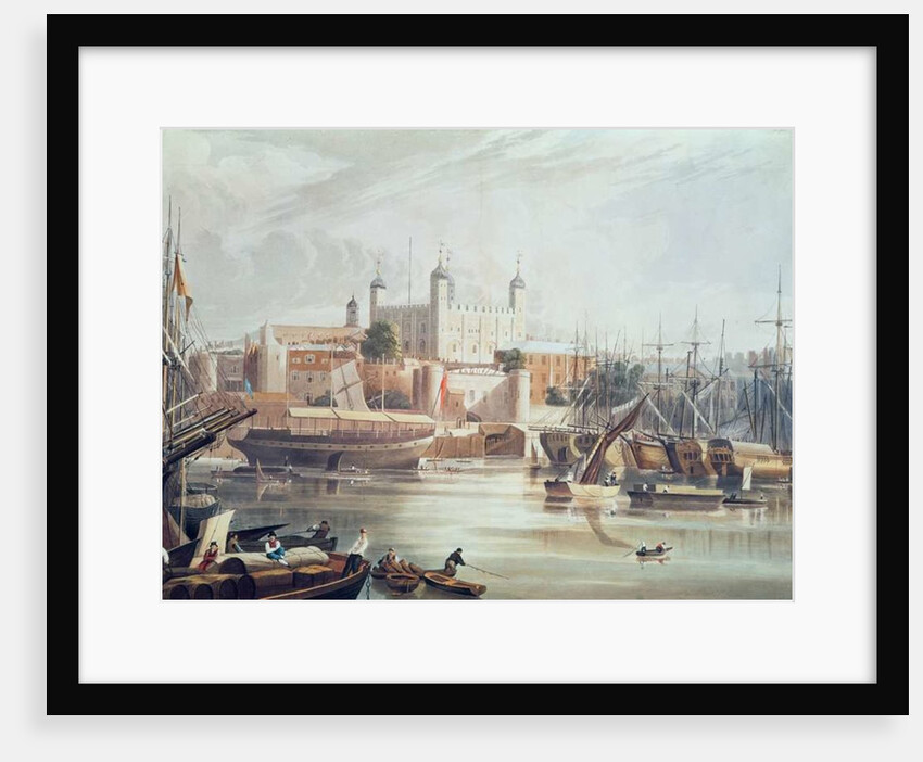 View of the Tower of London by John (after) Gendall