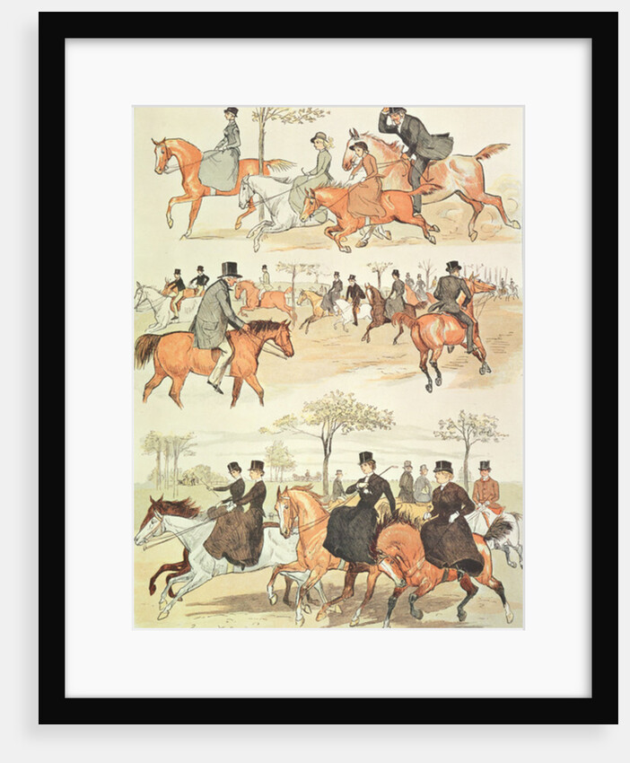 Riding Side-saddle by Randolph Caldecott
