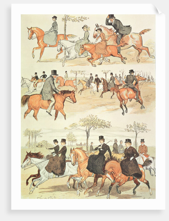 Riding Side-saddle by Randolph Caldecott