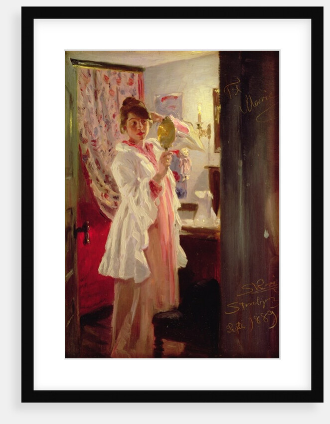 Interior with the Artist's Wife by Peder Severin Kroyer