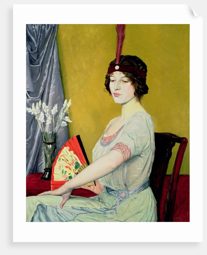 The Japanese Fan, 1914 by William Strang