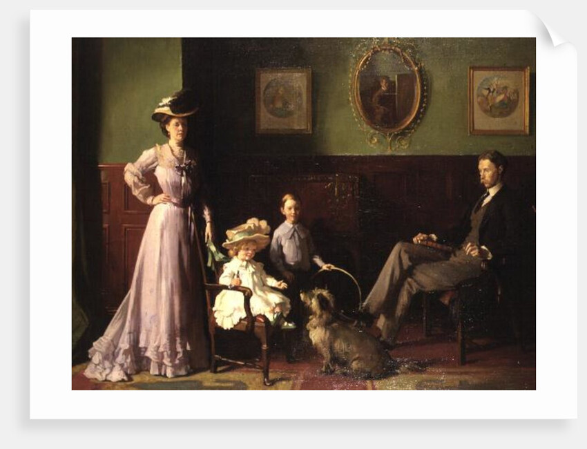 Group portrait of the family of George Swinton by William Orpen