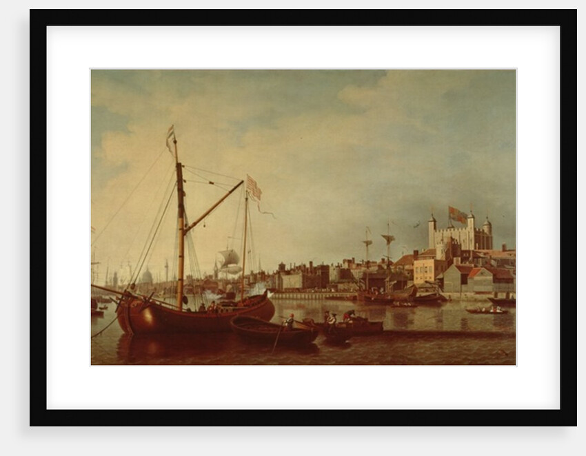 The Tower of London from the Thames by Samuel Scott