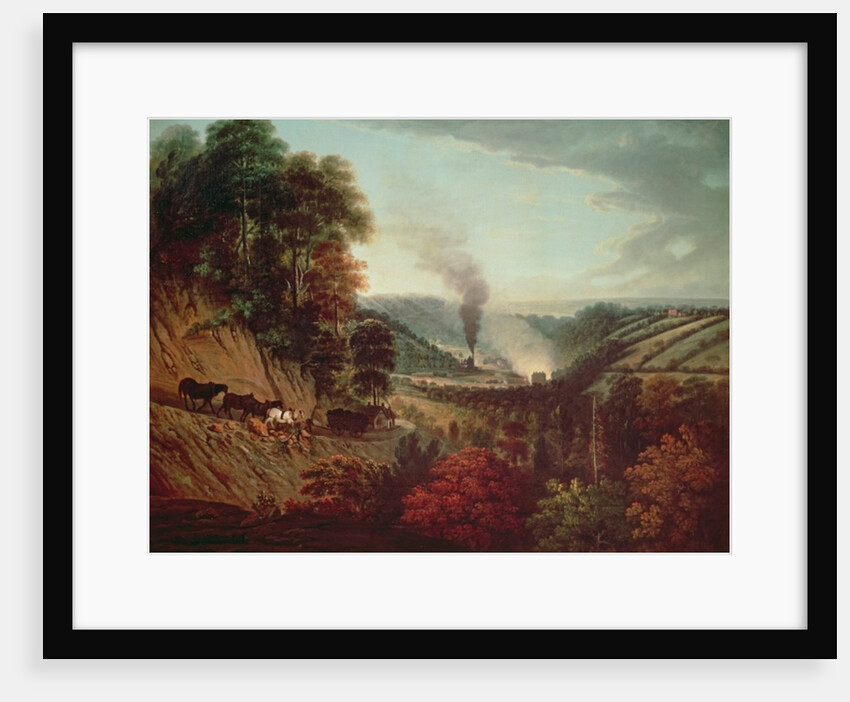 Morning view of Coalbrookdale, 1777 by William Williams