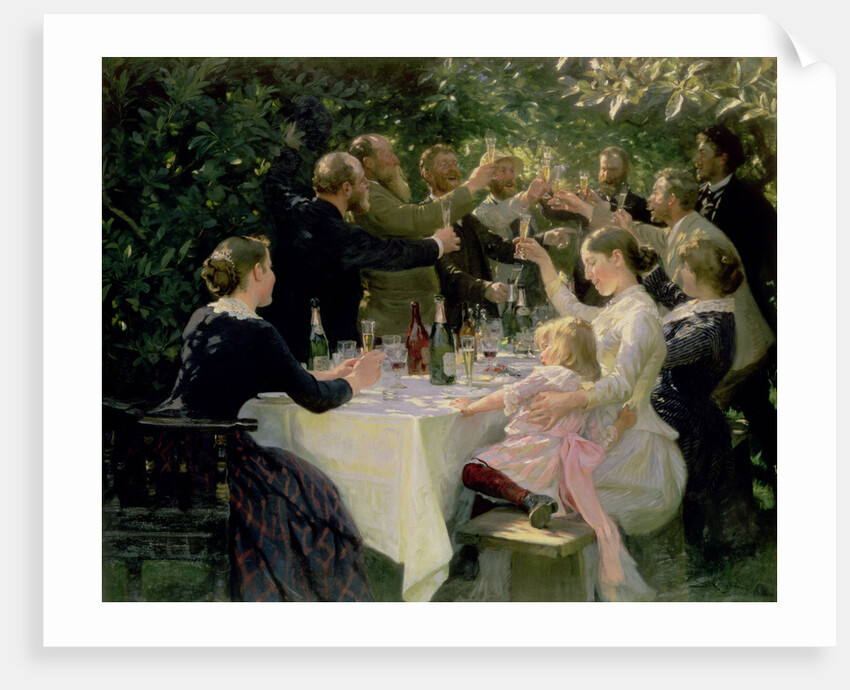Hip Hip Hurrah! Artists' Party at Skagen, 1888 by Peder Severin Kroyer