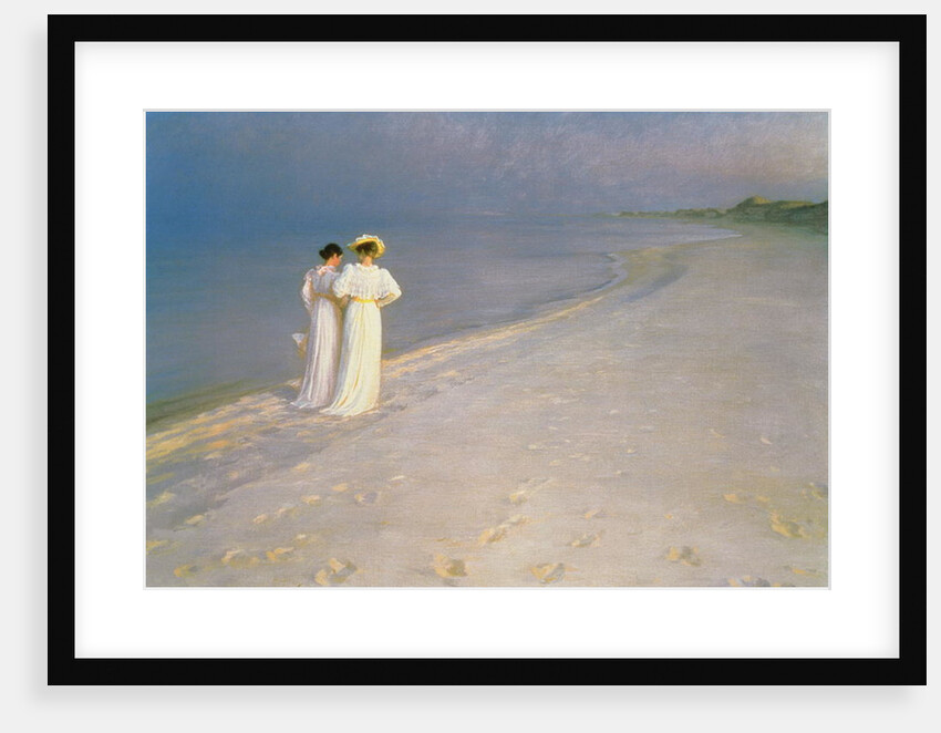 Summer Evening on Skagen's Southern Beach, 1893 by Peder Severin Kroyer