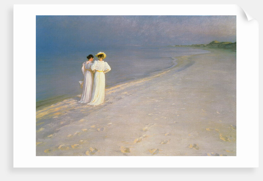 Summer Evening on Skagen's Southern Beach, 1893 by Peder Severin Kroyer