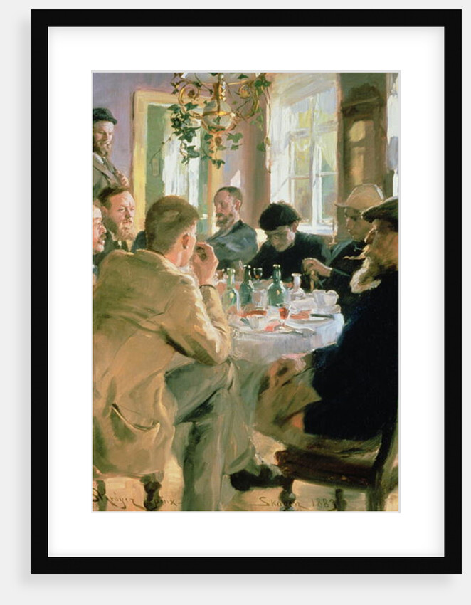 Lunchtime, 1883 by Peder Severin Kroyer