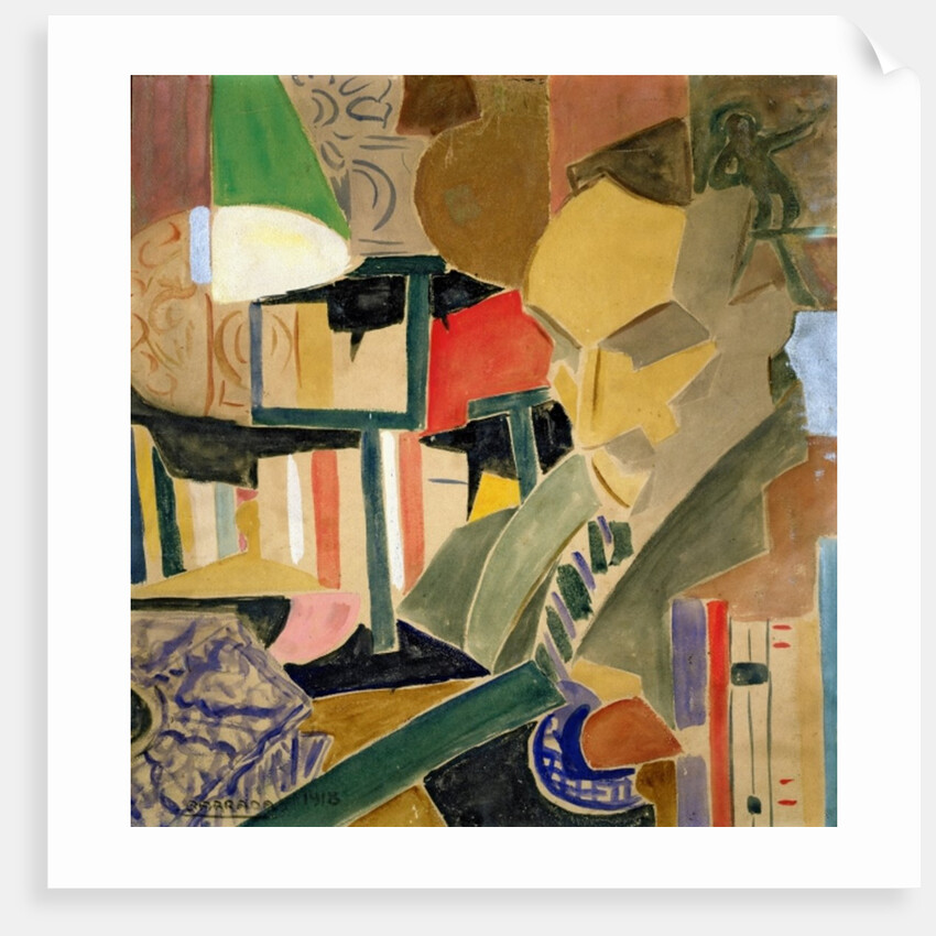 Portrait of Joan Salvat-Papasseit 1918 by Rafael Perez Barradas