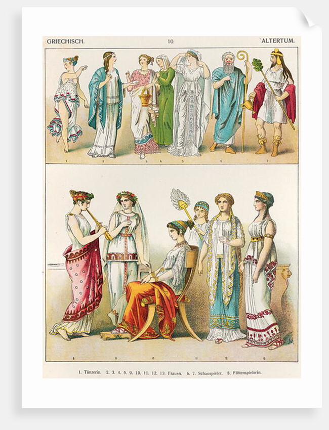 Greek Theatrical Dress by Albert Kretschmer
