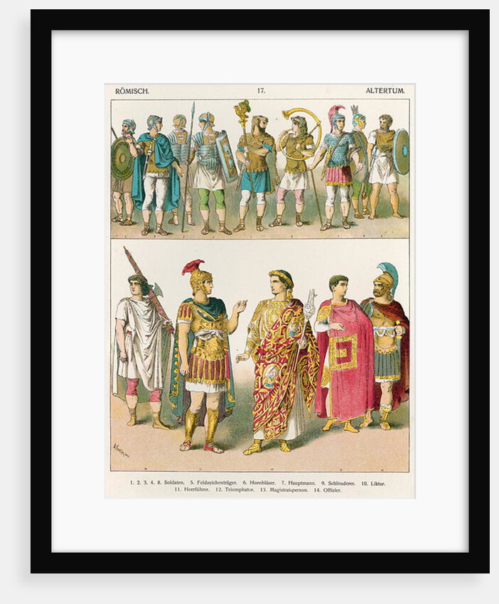 Roman Military Dress by Albert Kretschmer