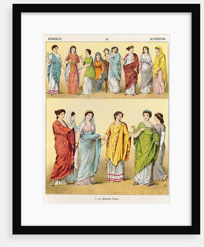 Female Roman Dress by Albert Kretschmer