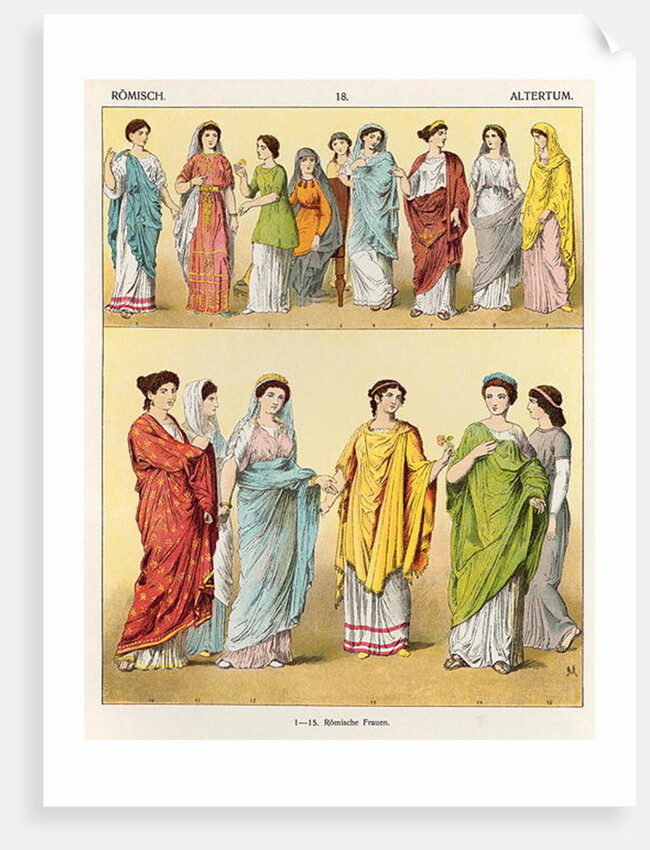 Female Roman Dress by Albert Kretschmer