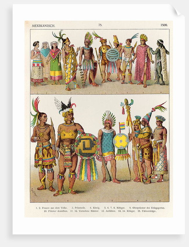 Mexican Dress, c.1500 by Albert Kretschmer