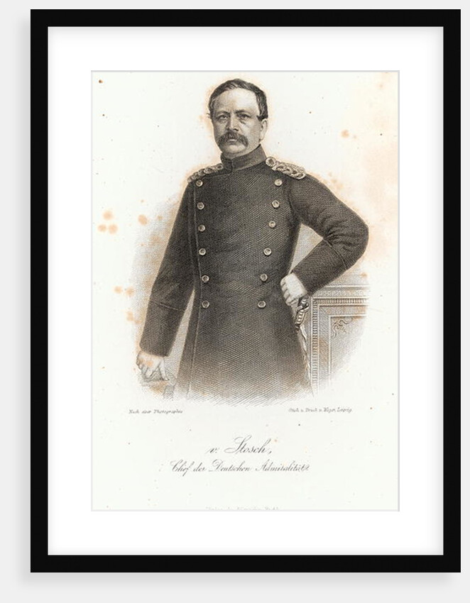 Albrecht von Stosch in the 'Allgemeine Moden-Zeitung', Leipzig, 1872 by German School