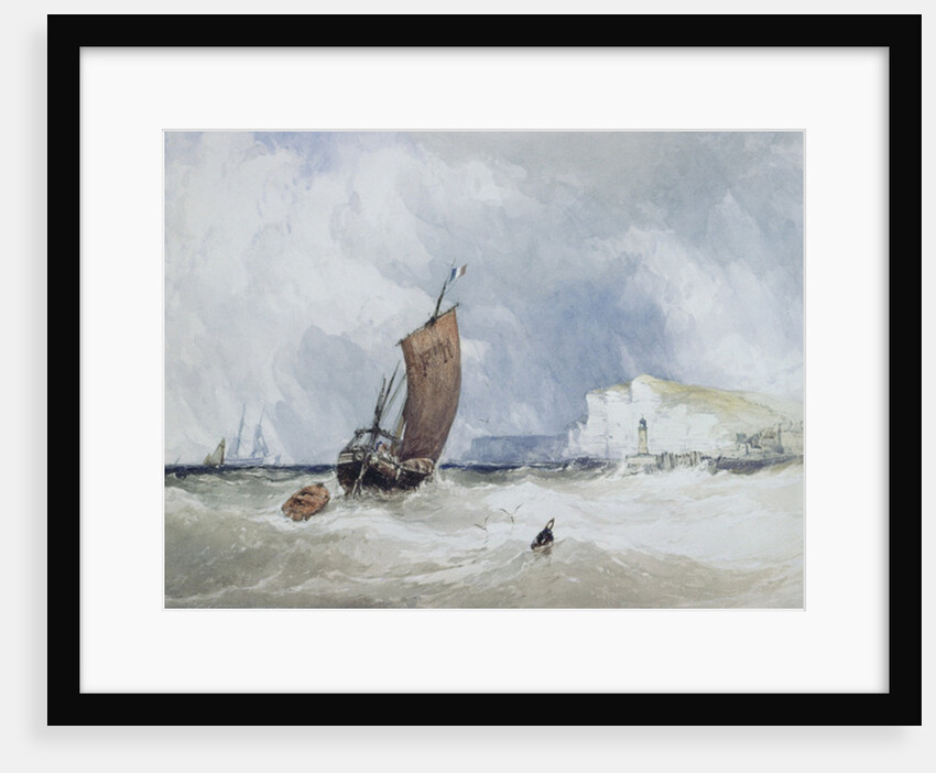 The Pilot Boat off Fecamp, Normandy by Charles Bentley