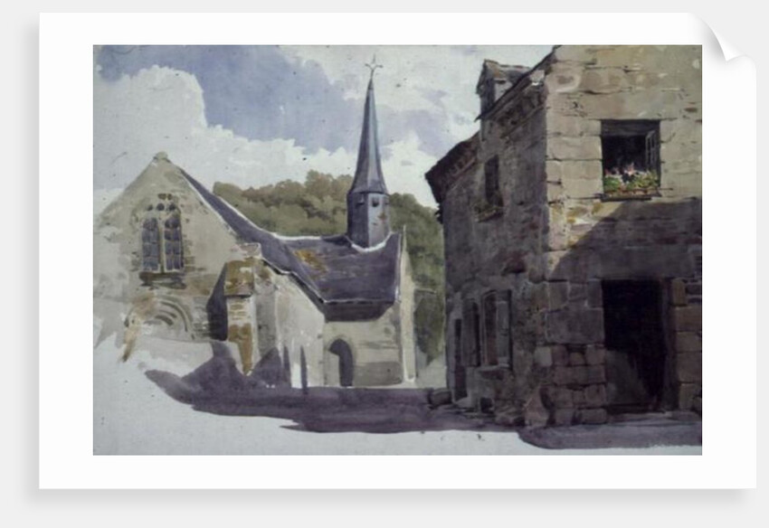 Church with a small steeple by John Absolon