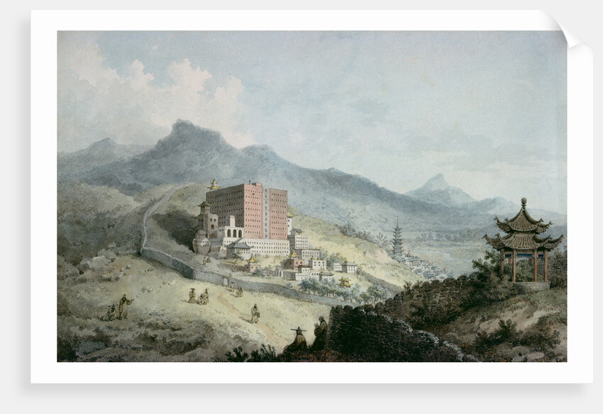 Poo Ta La, or Great Temple of Fo, near Zehol,Tibet, China by William Alexander
