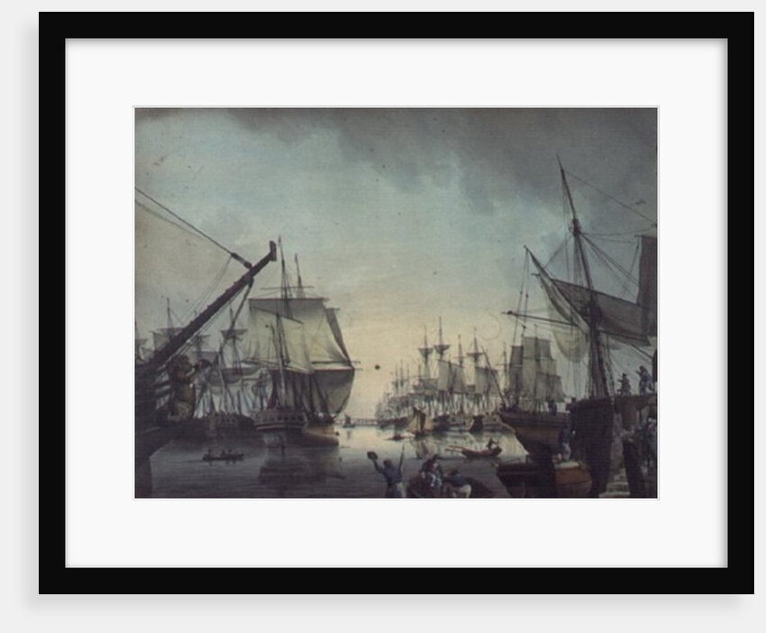 A View of the Pool, Below London Bridge by Samuel Atkins