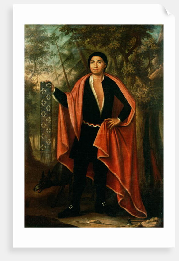 Tac Yec Neen Ho Gar Ton, Emperor of the Six Nations, 1710 by Johannes or Jan Verelst