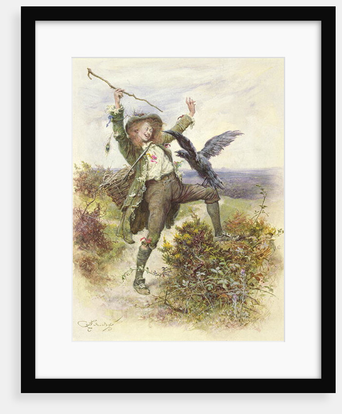 Barnaby Rudge and the Raven Grip by Frederick Barnard