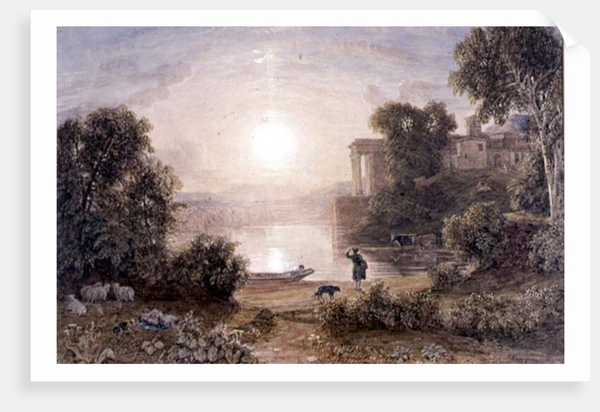 Classical Landscape by George the Younger Barret