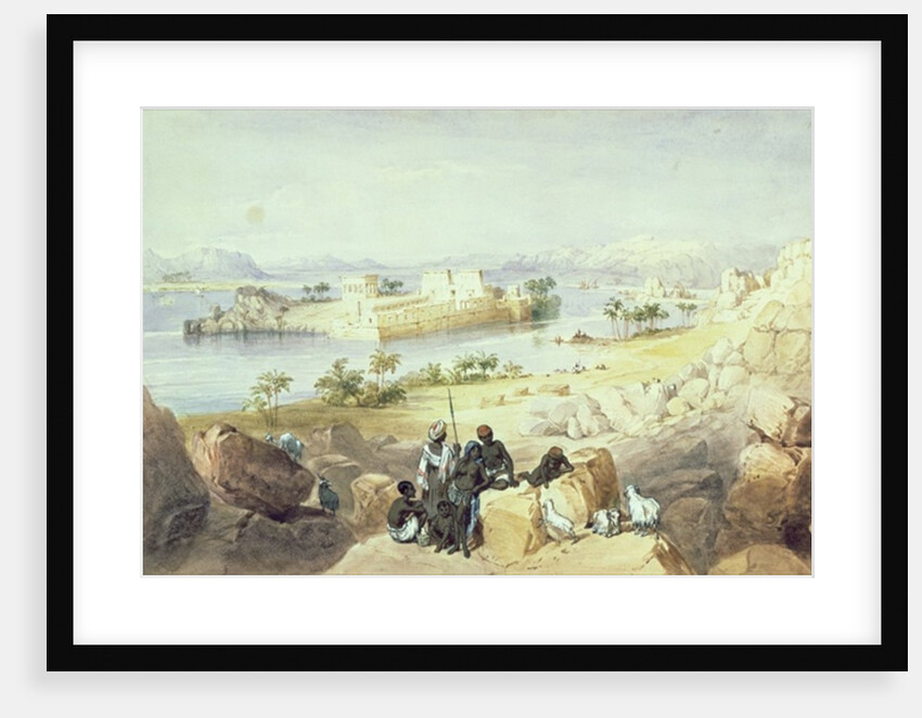 The Island of Philae, looking down the River Nile by William Henry Bartlett