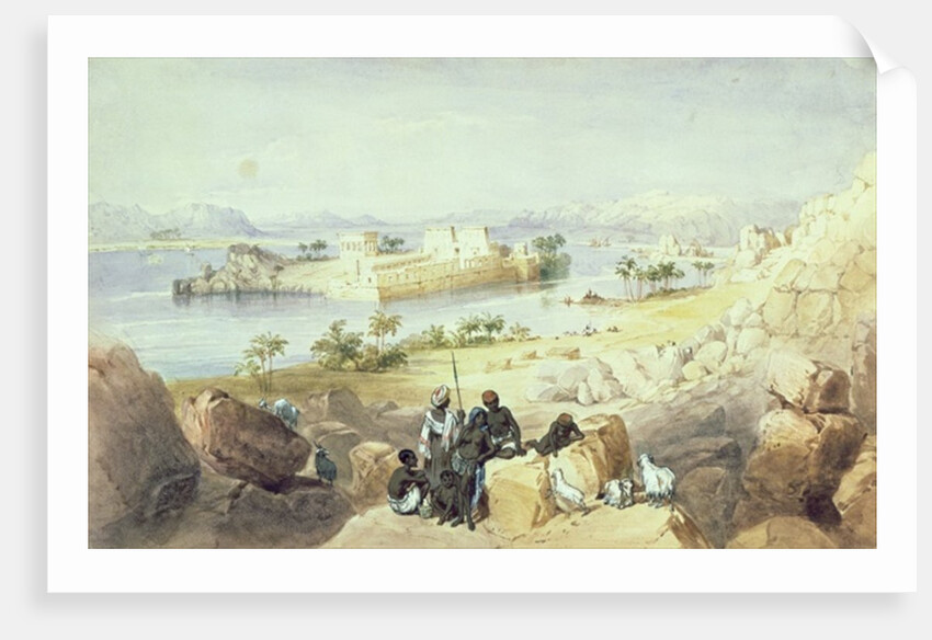 The Island of Philae, looking down the River Nile by William Henry Bartlett