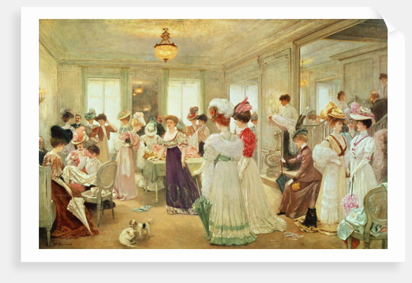 Cinq Heures chez le Couturier Paquin, 1906 by Henri Gervex