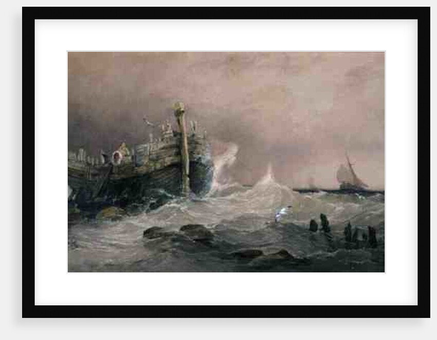 Old Breakwater, Coast of Essex by Charles Bentley