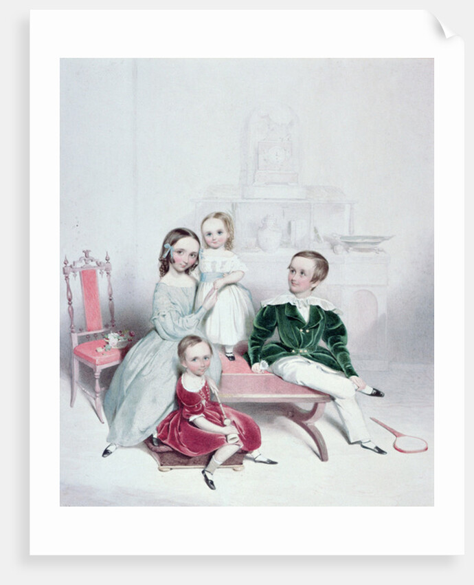 A Group of Children, 19th century; by William Booth