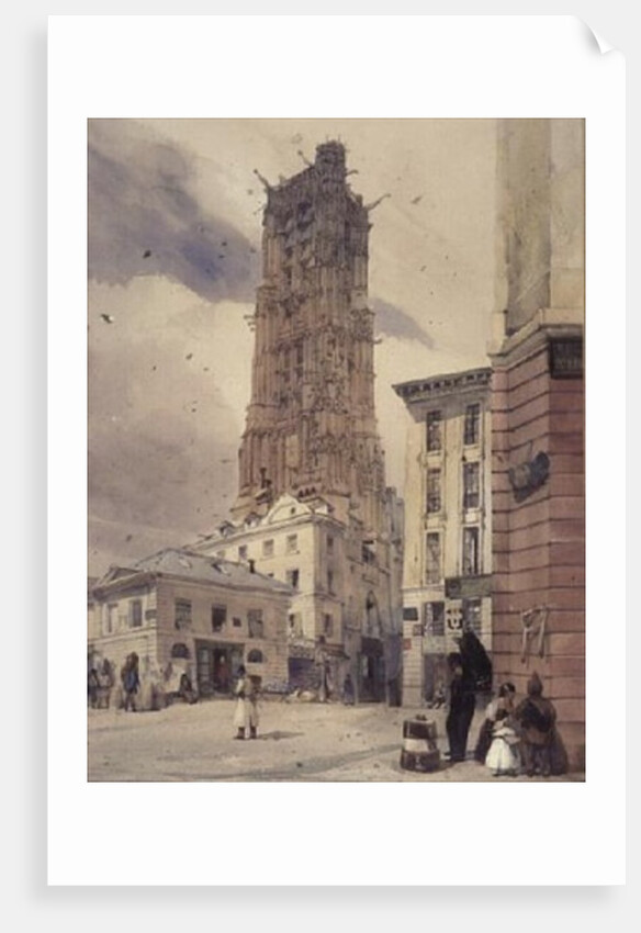 The Tower of St. Jacques, Paris by Thomas Shotter Boys