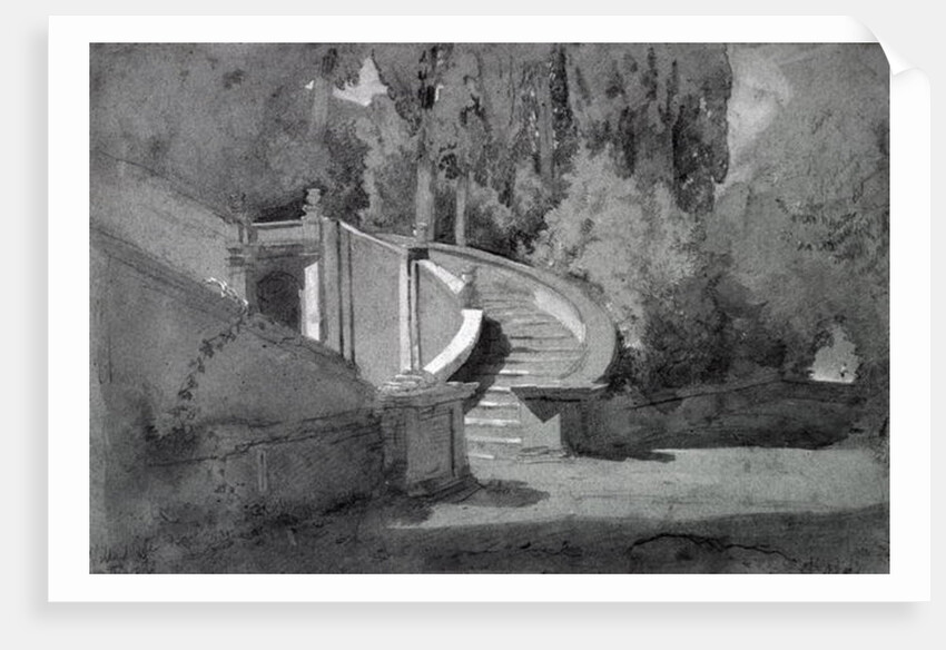 Villa d'Este, Tivoli by Hercules Brabazon Brabazon