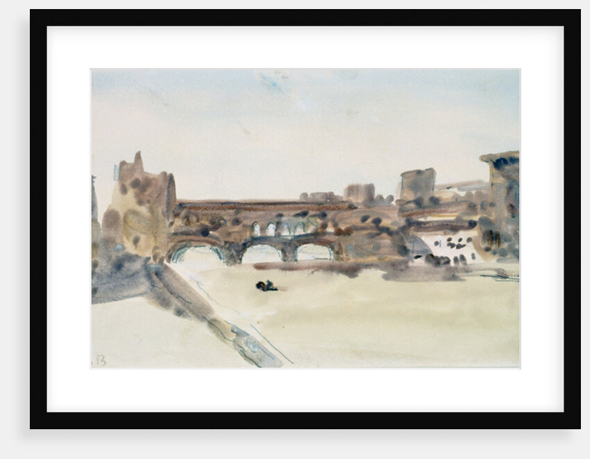 The Ponte Vecchio, Florence by Hercules Brabazon Brabazon