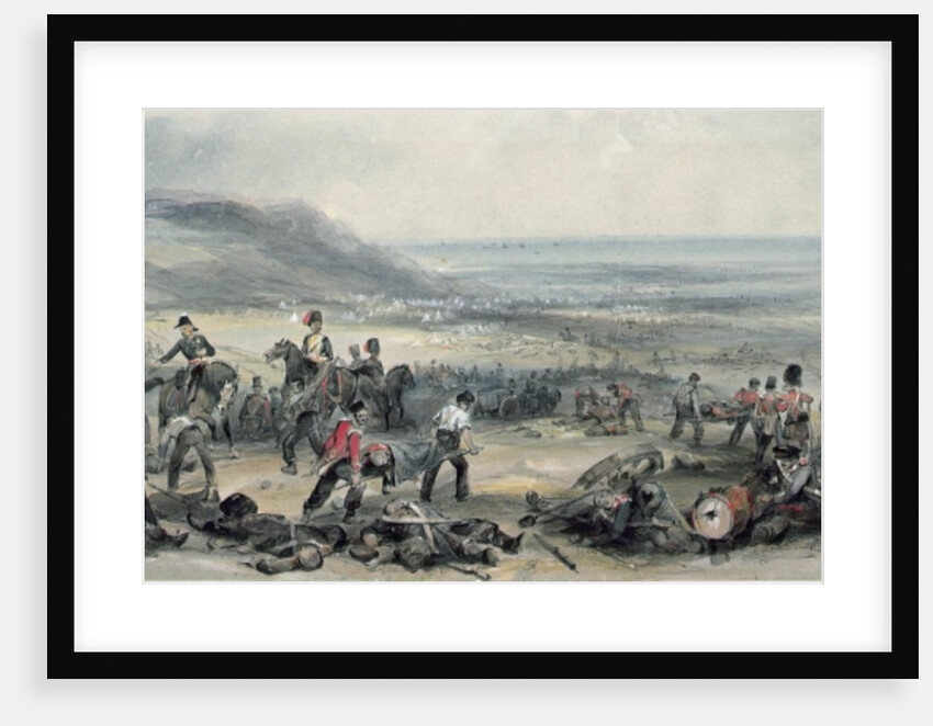 Removing the Dead and Wounded after the Battle of the Alma during the Crimean War, 20 September, 1854 by George Bryant Campion