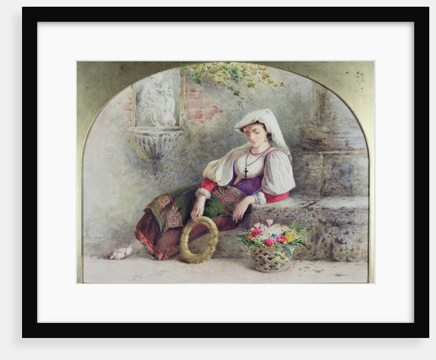 A Contadina Reposing by William Linnaeus Casey