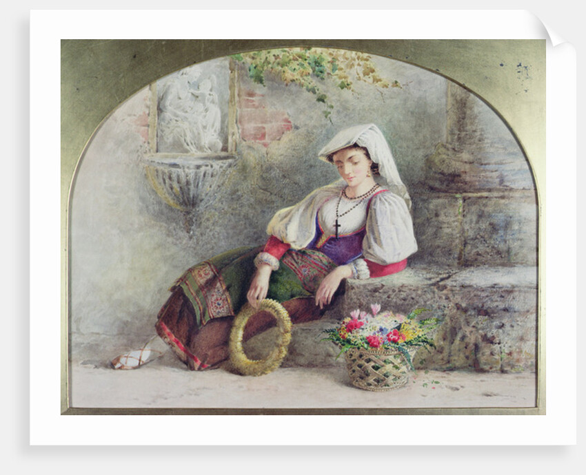 A Contadina Reposing by William Linnaeus Casey