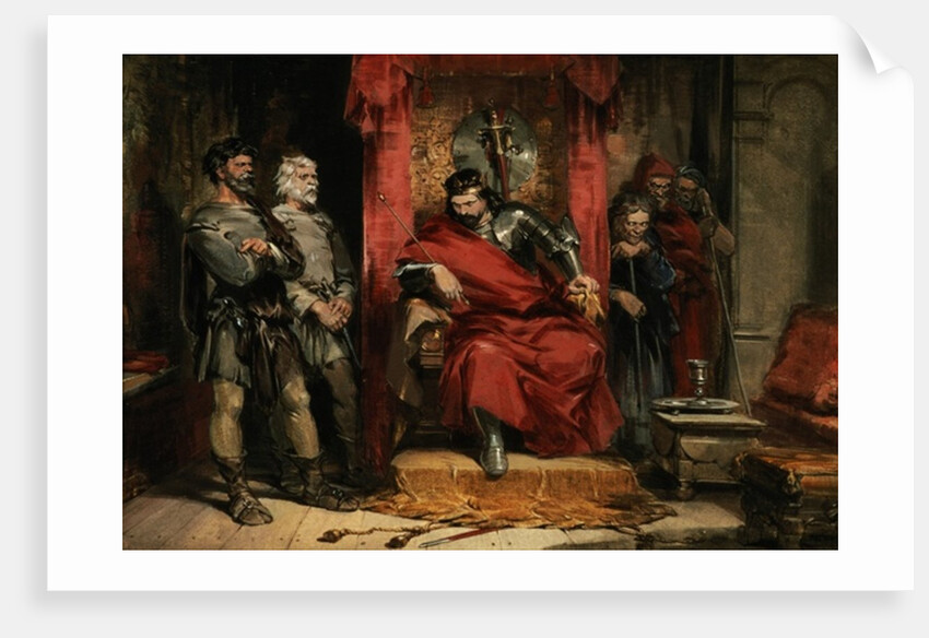 Macbeth instructing the Murderers employed to kill Banquo by George Cattermole