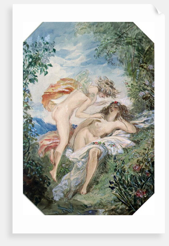 Flora and Zephyr by Alfred-Edward Chalon