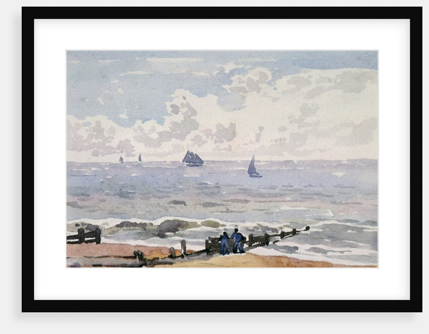 Seascape from the Beach, Aldeburgh by Thomas Churchyard